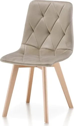 Jedálenská stolička Autronic Béžová Látka CT-V4081 CAP4