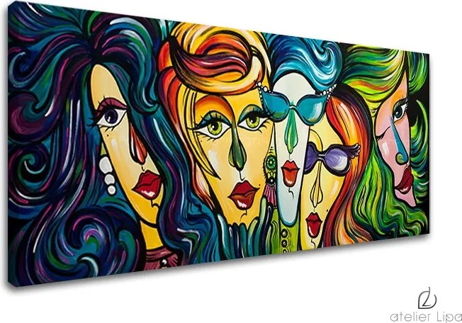 Autorská reprodukcia na plátne ŽENY XOBAM025E1