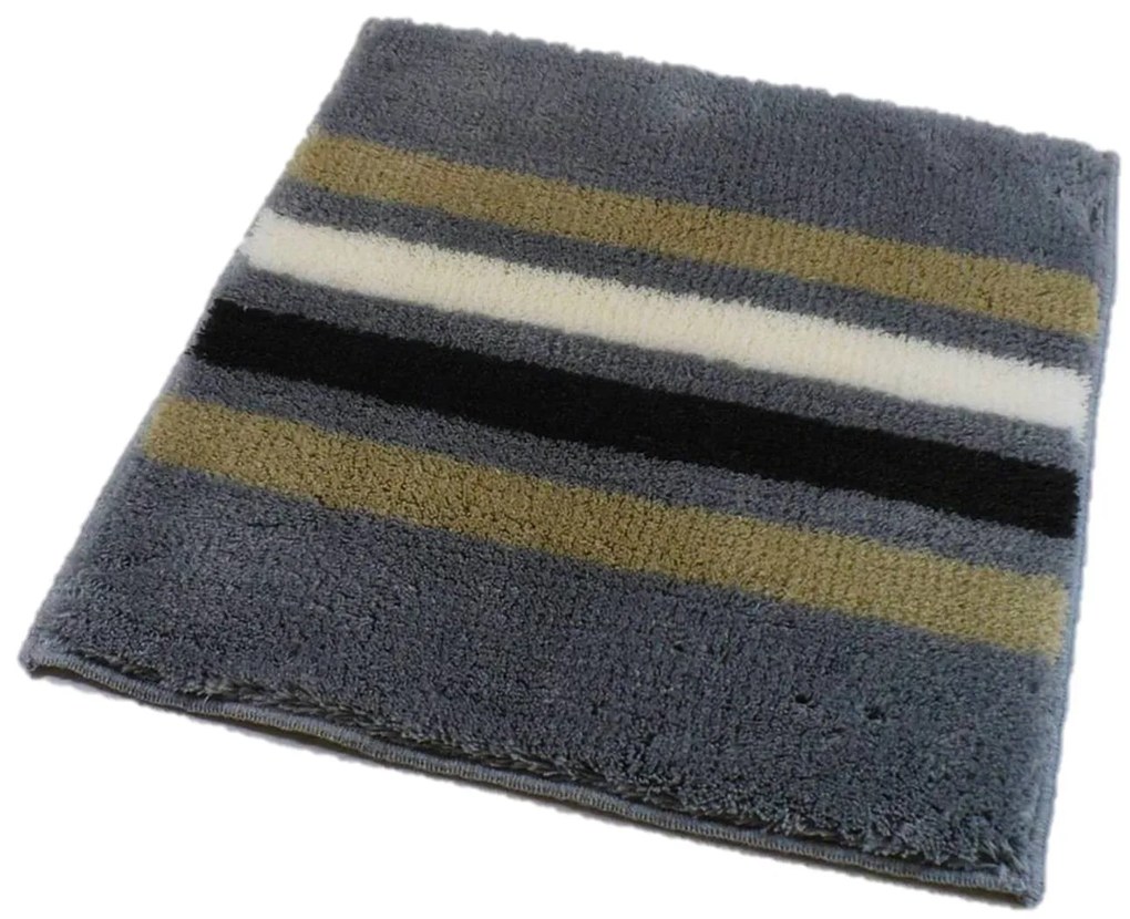 ROUTNER Kúpeľňová predložka RAGUSA Sivá 10205 - Sivá / 50 x 50 cm 10205