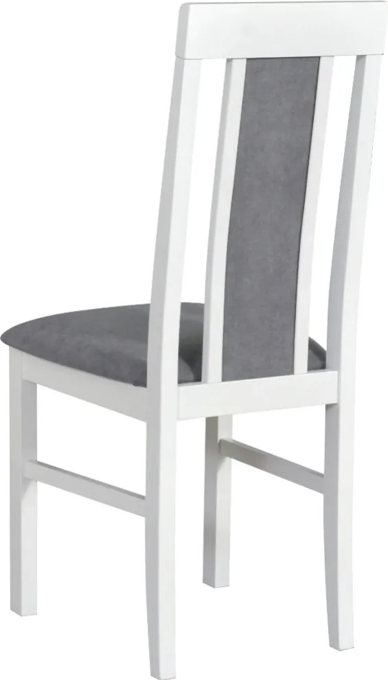 Sconto Jedálenská stolička NILA 2 sivá/biela
