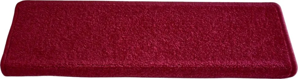 Nášľapy na schody Eton vínovo červený obdĺžnik, samolepiaci - 25x80 obdĺžnik (rozmer vrátane ohybu) Vopi