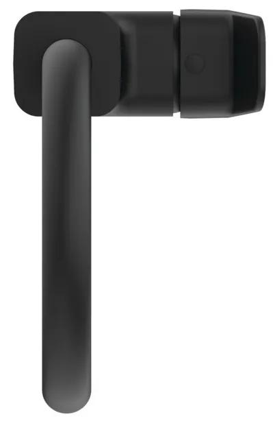 Ideal Standard Ceraplan - Umývadlová batéria s otočným výtokom bez odtokovej garnitúry, čierna matná BD234XG