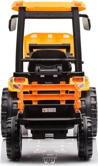 LEAN CARS Batériový traktor s prívesom Hercules Yellow 24V