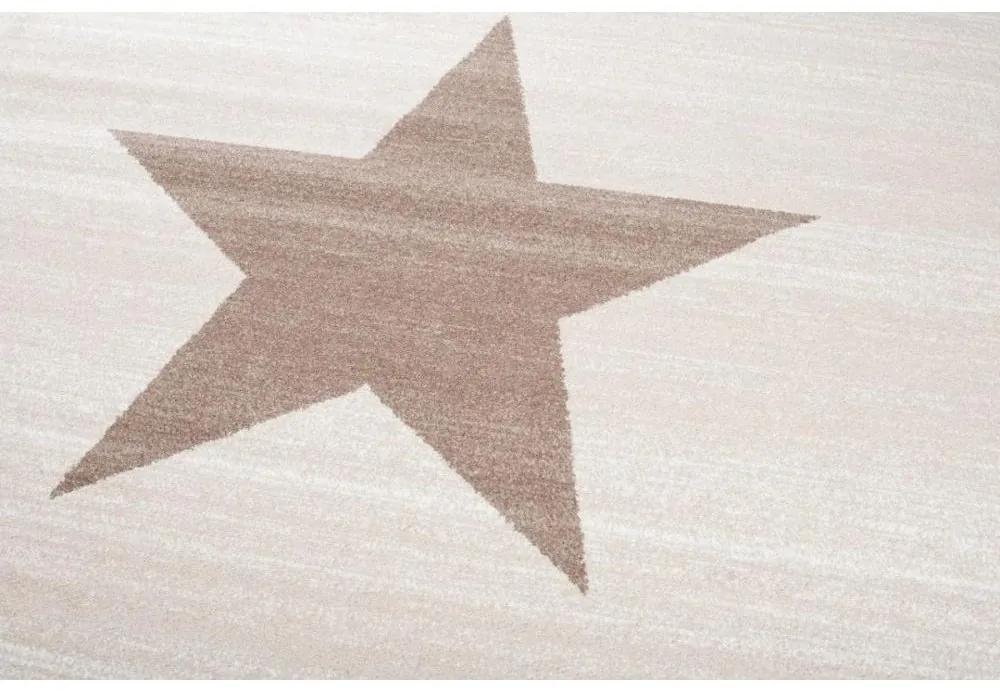 Kusový koberec Hviezda krémový 2 160x220cm