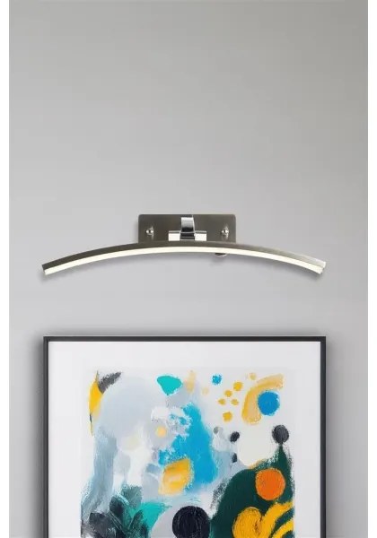 Searchlight 79822-50SS-LED Svietidlo na obrazy SANTORINI LED/10,88W/230V strieborné