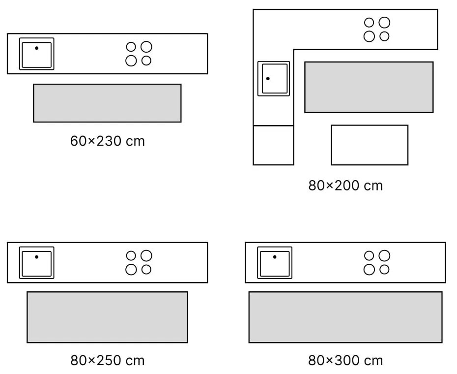 Svetlosivý behúň 80x300 cm Soft Halleby – FD
