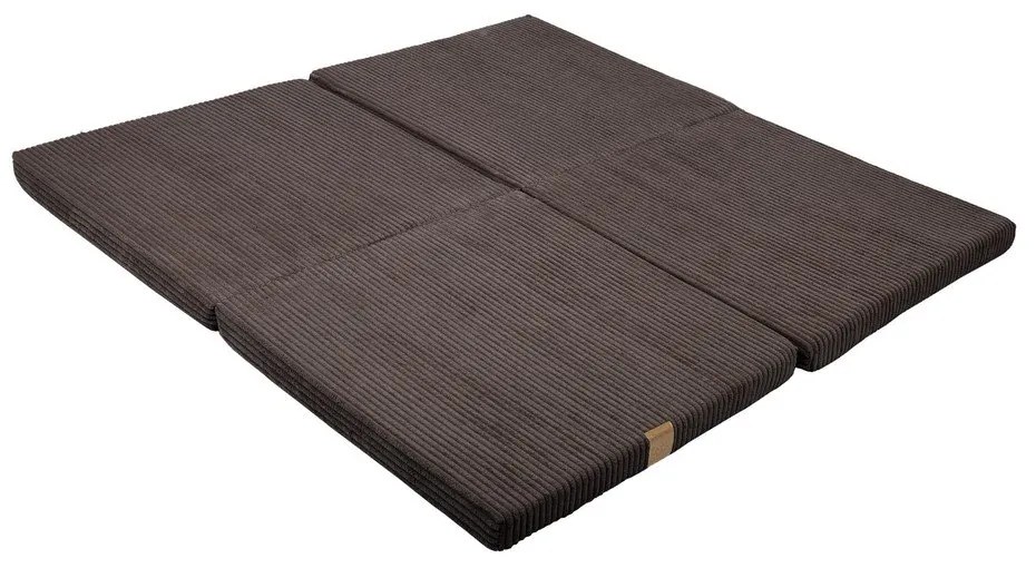 Hnedá detská hracia podložka 120x120 cm – Meowbaby