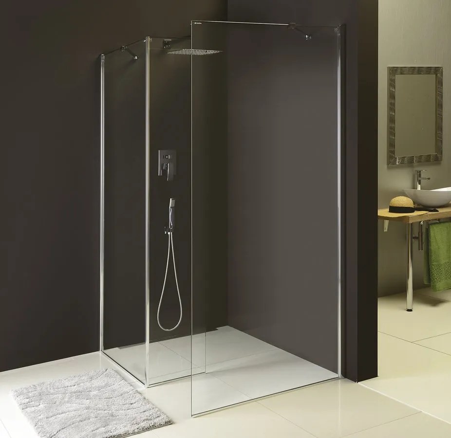 Polysan Polysan, MODULAR SHOWER prídavný panel na inštaláciu na stenu modulu 2, 1000 mm, ľavý, MS2B-100L