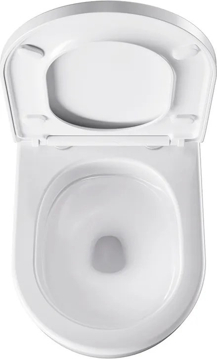 BPS-koupelny Závesná WC misa so SoftClose sedadlom HYD-4668, biela