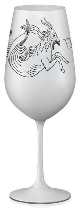 Crystalex pohár Zverokruhy Kozorožec biela 550 ml
