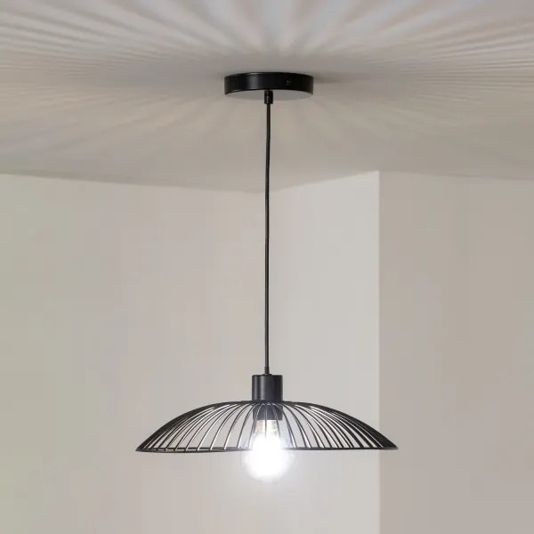 Brilagi - LED luster na lanku CERIA WIRE 1xE27/40W/230V pr. 38 cm čierny