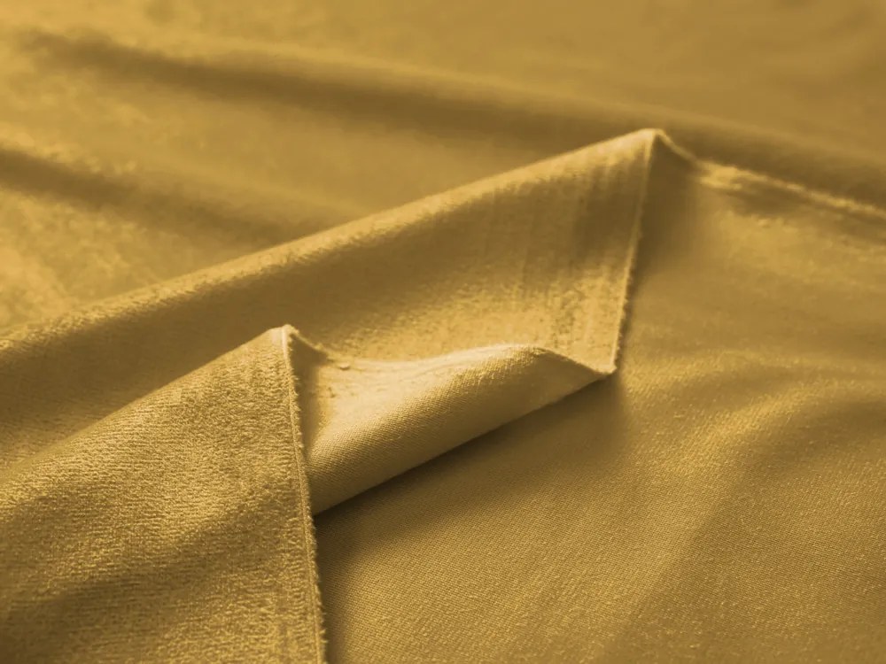 Biante Zamatový záves SV-009 Okrový 140x250 cm