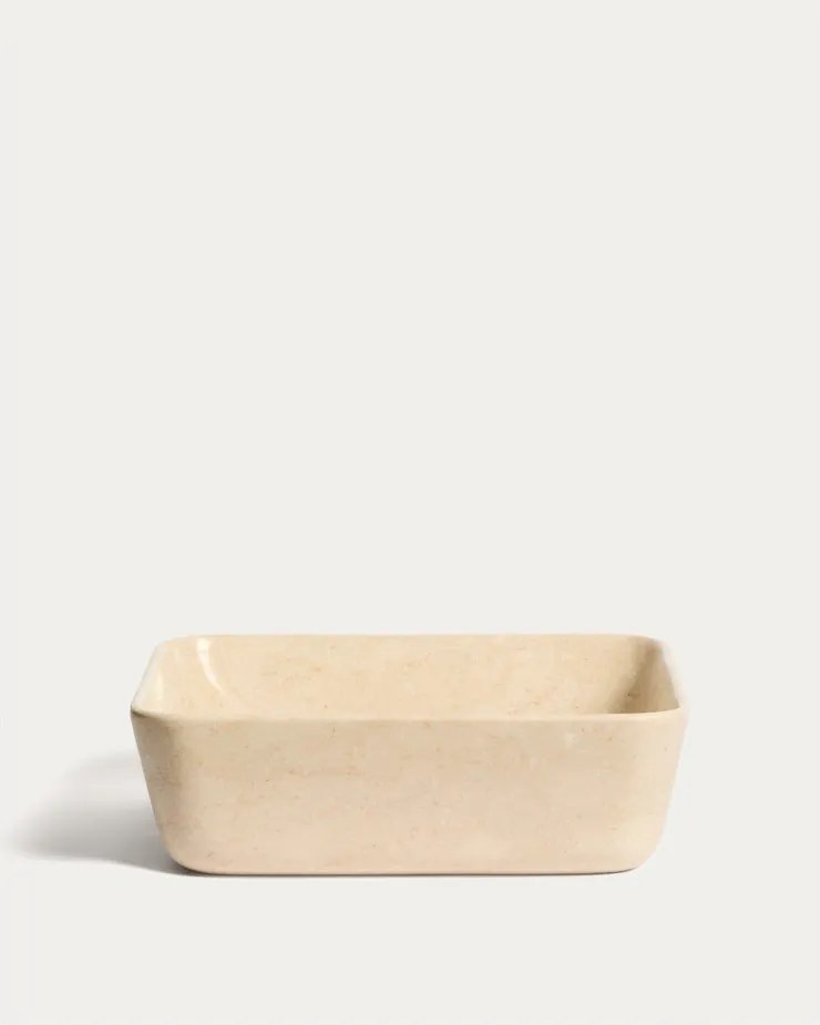 Béžové kamenné umývadlo 40x40 cm Darnen – Kave Home