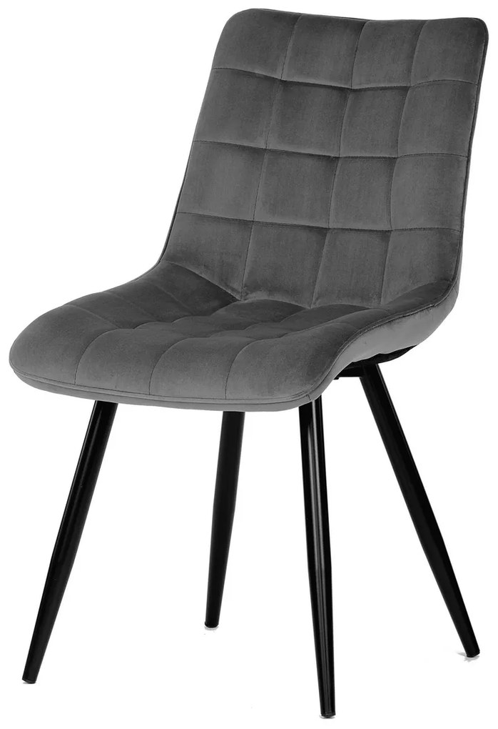 Súprava jedálenských stoličiek CT-384 GREY4, 4 ks