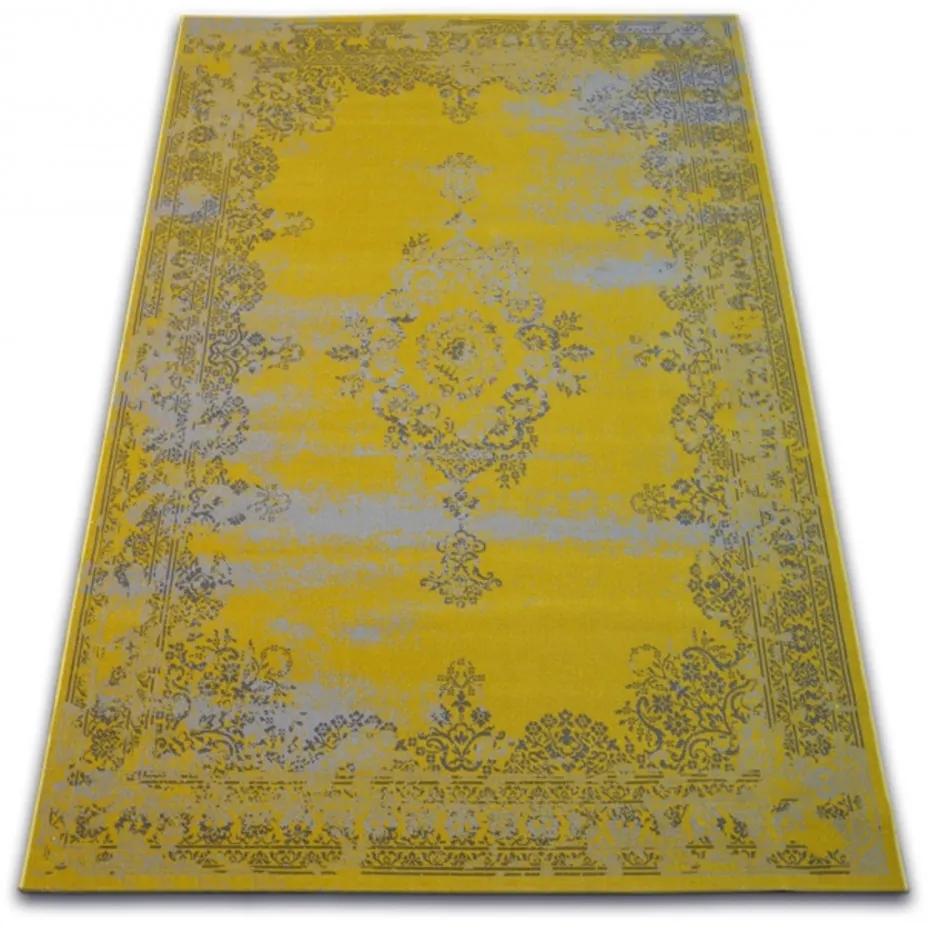 Kusový koberec PP Vintage žltý, Velikosti 120x170cm