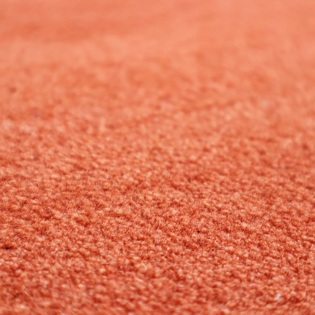 Asra, Ručne všívaný kusový koberec Asra wool orange, 60x110, oranžová, obývacia izba