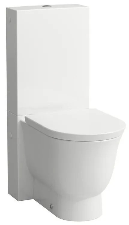 LAUFEN The New Classic samostatne stojace WC Rimless s hlbokým splachovaním, Vario odpad, biela, s povrchom LCC, H8238514000001