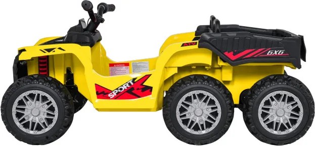 Elektrická štvorkolka Quad Sport TX 4 × 4 žltá