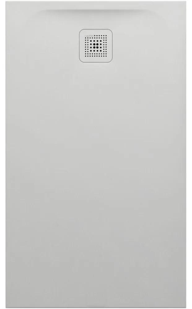 LAUFEN Pro obdĺžniková sprchová vanička z materiálu Marbond, odtok na kratšej strane, 1200 x 700 x 38 mm, svetlá šedá, H2129510770001
