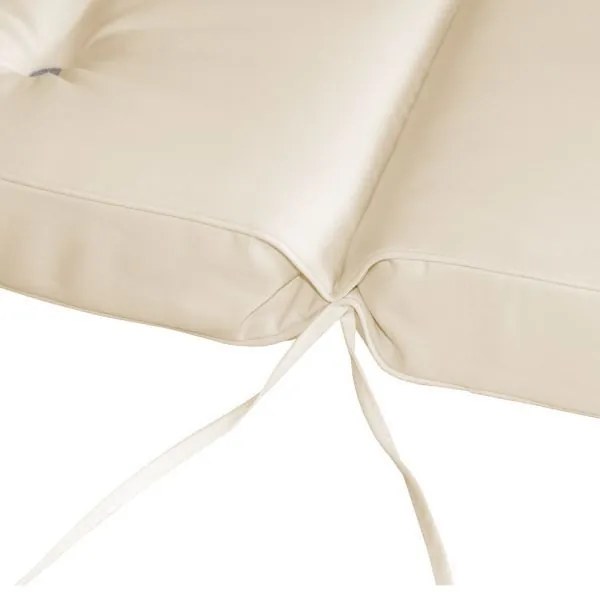 InternetovaZahrada 6 x poduška Velus 120x45x5 cm - krémová