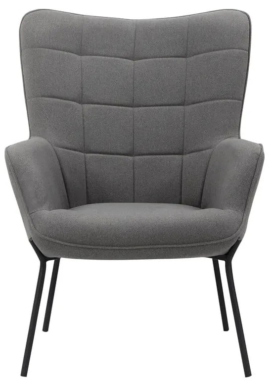 Sivé kreslo Boris – Støraa