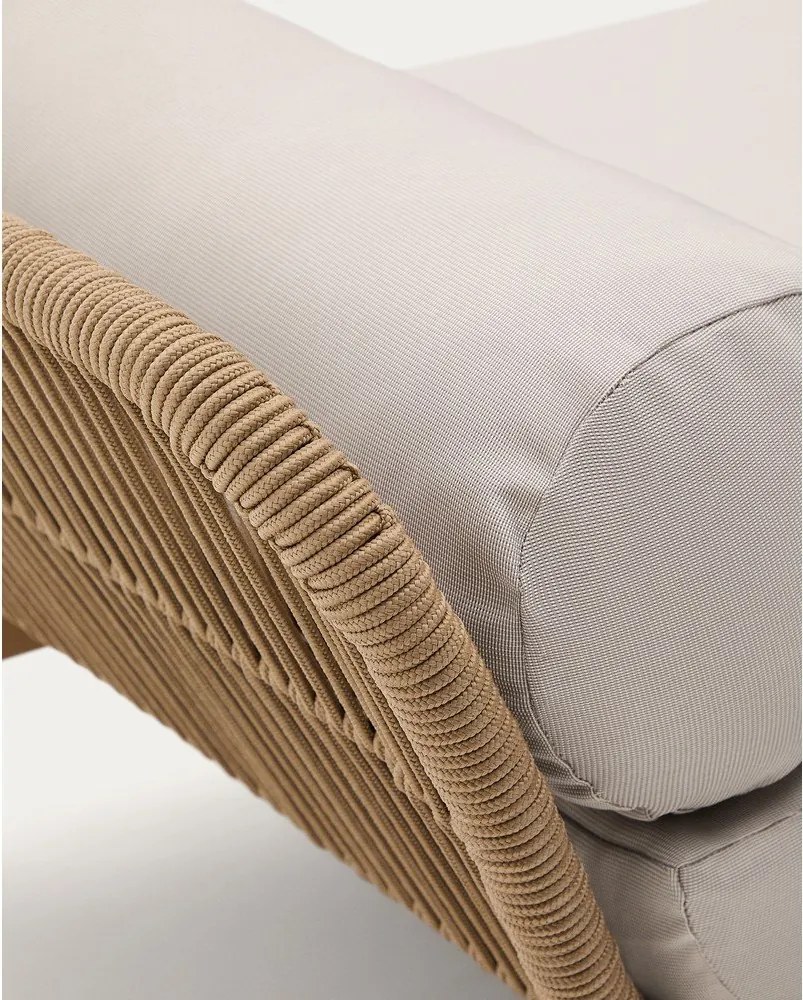 Záhradná pohovka z masívu akácie v prírodnej farbe Catalina – Kave Home