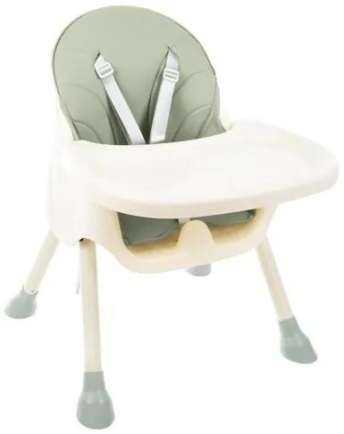 Detská stolička 3v1 Kruzzel -zelená