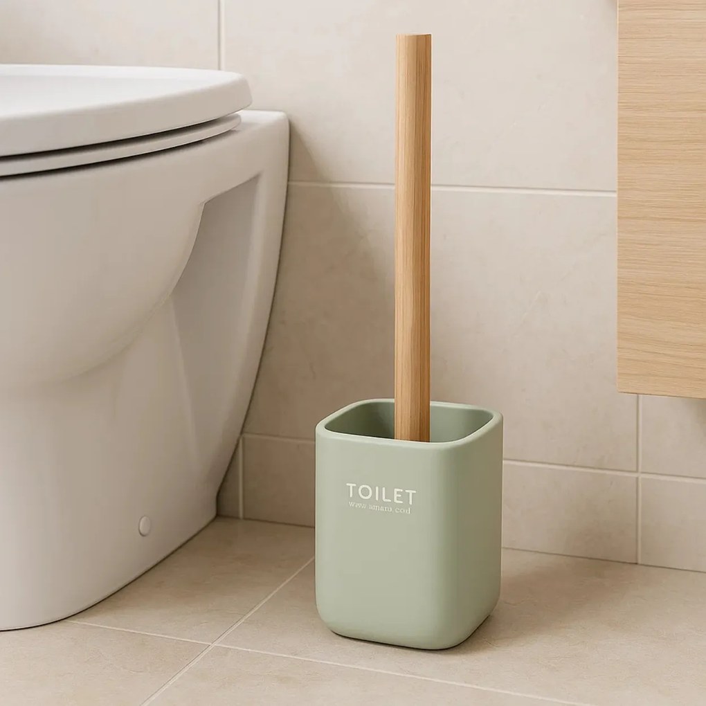 WC kefa Liso, mätová/s drevenými prvkami