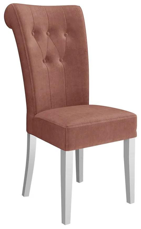 Jedálenská stolička ST65, Farby: biela polomatná, Potah: Magic Velvet 2250