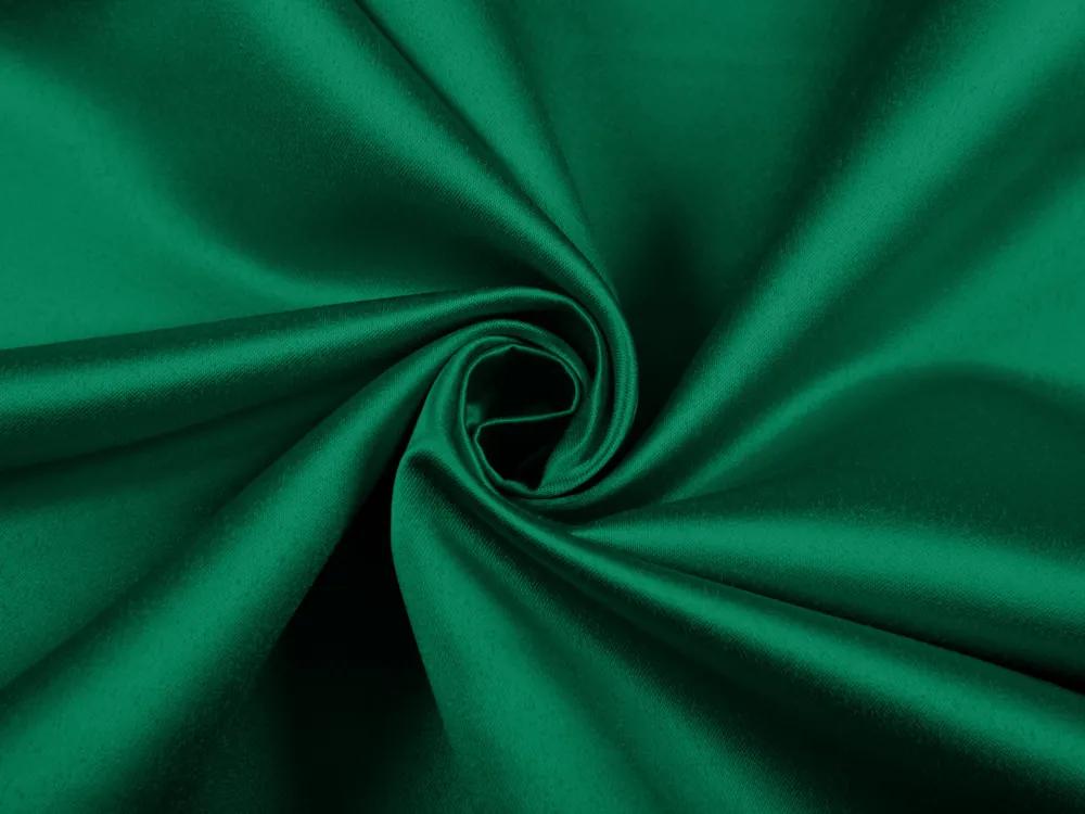 Biante Saténový obdĺžnikový obrus polyesterový Satén LUX-012 Zelený 100x160 cm