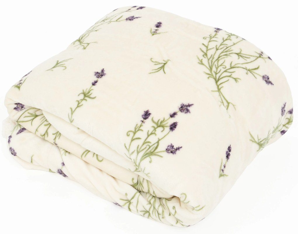 Baránková deka mikroplyš Exclusive 220 × 200 cm – Levanduľa 02