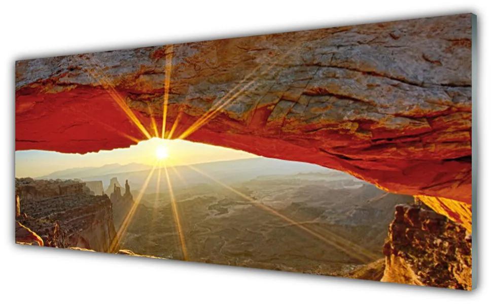Obraz na akrylátovom skle Veľký kaňon príroda 125x50 cm
