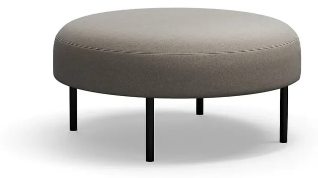 Taburet na nožičkách VARIETY, Ø 900 mm, látka Pod CS, šedohnedá