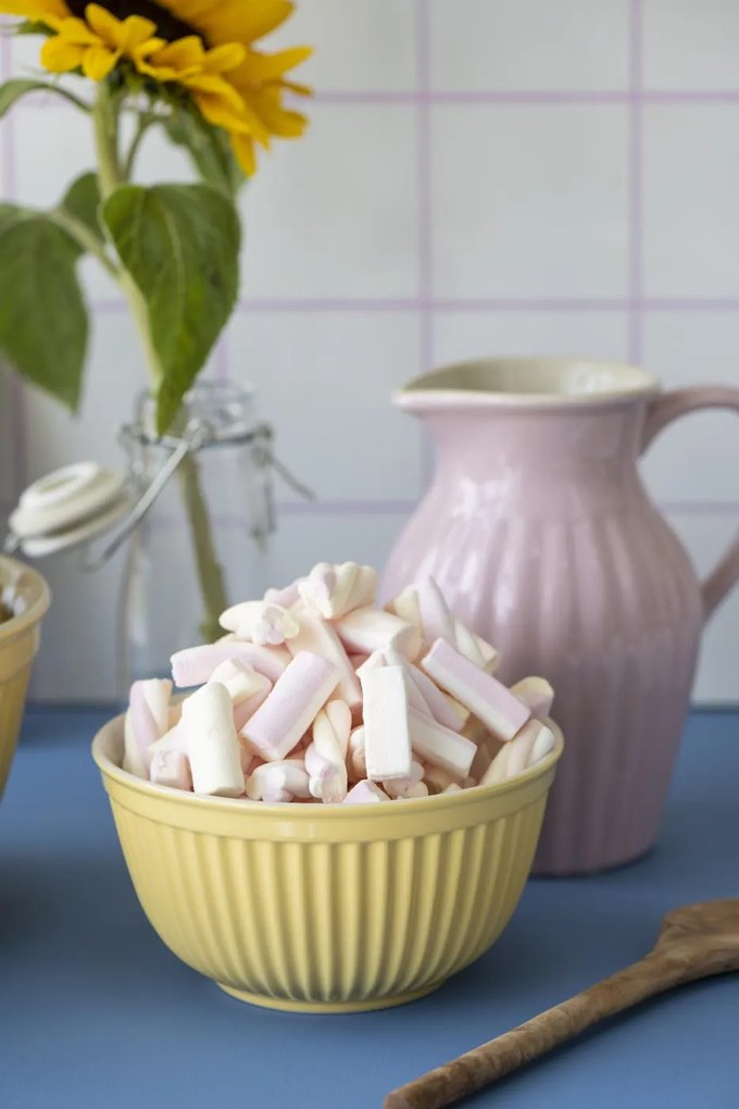 IB Laursen Žlté keramické misky MYNTE LEMONADE, set 3 ks