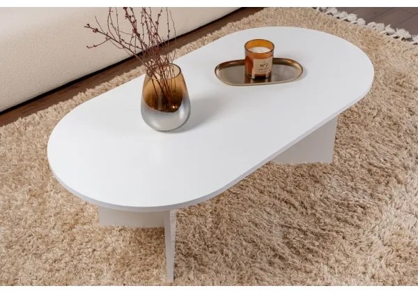 Konferenčný stolík NEL biely