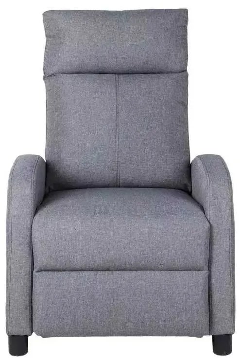 LuxuryForm DESIGN Televízne kreslo RUFO s polohovaním - šedé