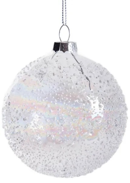 Vianočná ozdoba FJER mrazené sklo 711558