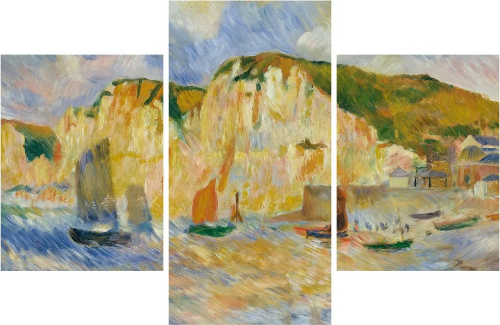 Obraz - Auguste Renoir, Sea and Cliffs, reprodukcia (90x60 cm)
