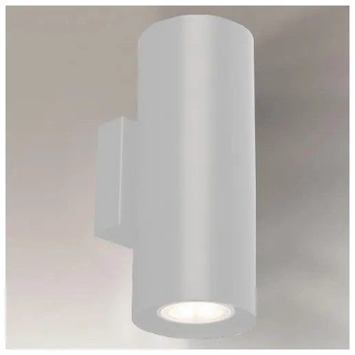 Shilo 7461 - Nástenné svietidlo KOBE 2xGU10/15W/230V biela
