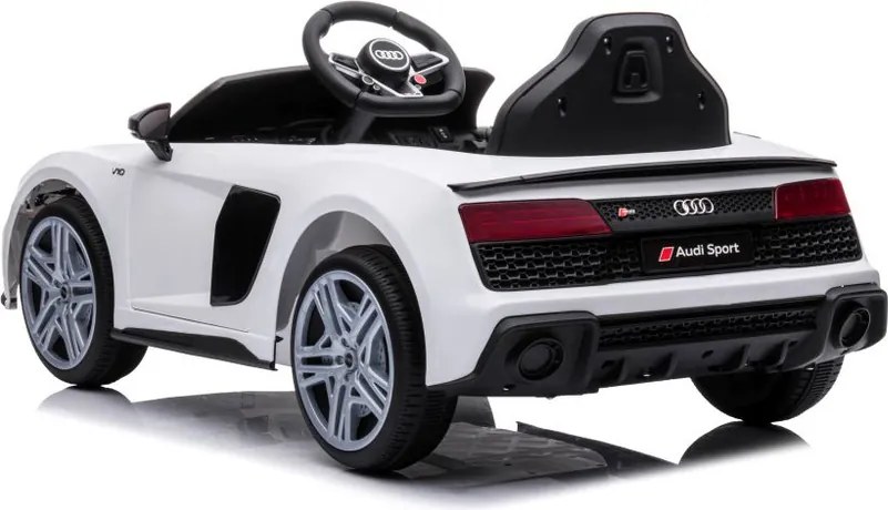 LEAN CARS Elektrické autíčko Audi R8 Lift A300 biele