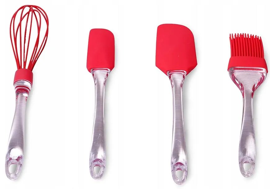 Sada silikónových  kuchynských doplnkov 4 ks