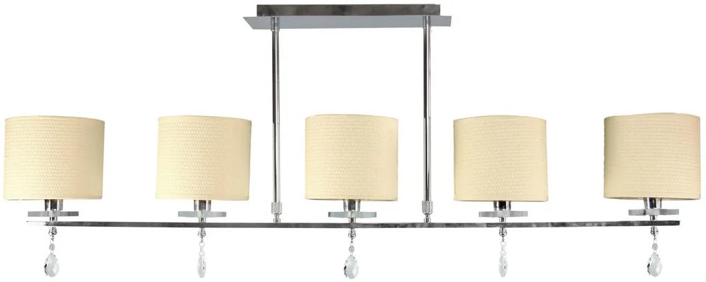 CLX Moderné stropné osvetlenie nad jedálenský stôl UGO, 5xE14, 40W