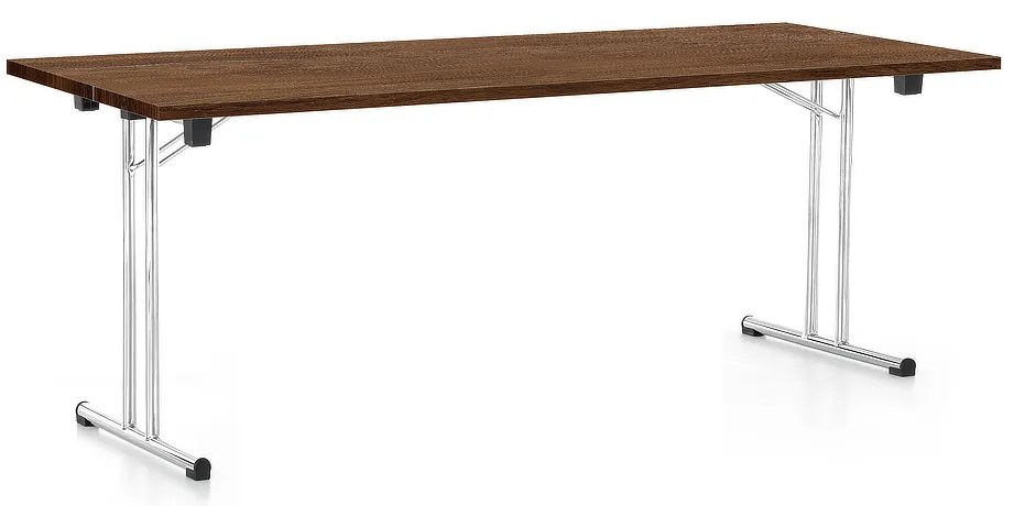 Skladací stôl 200 x 80 cm, dub silverjack
