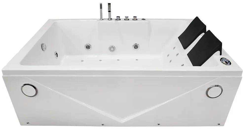 M-SPA - Kúpeľňová vaňa SPA s hydromasážou 186 x 121 x 65 cm