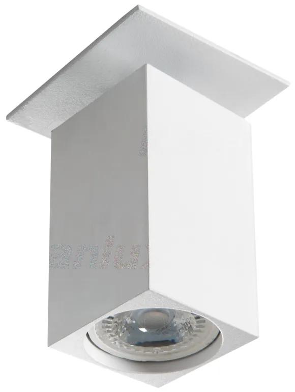KANLUX Stropné bodové vstavané osvetlenie CHIKO DSL, 1xGU10, 35W, 57x57mm, hranaté, biele