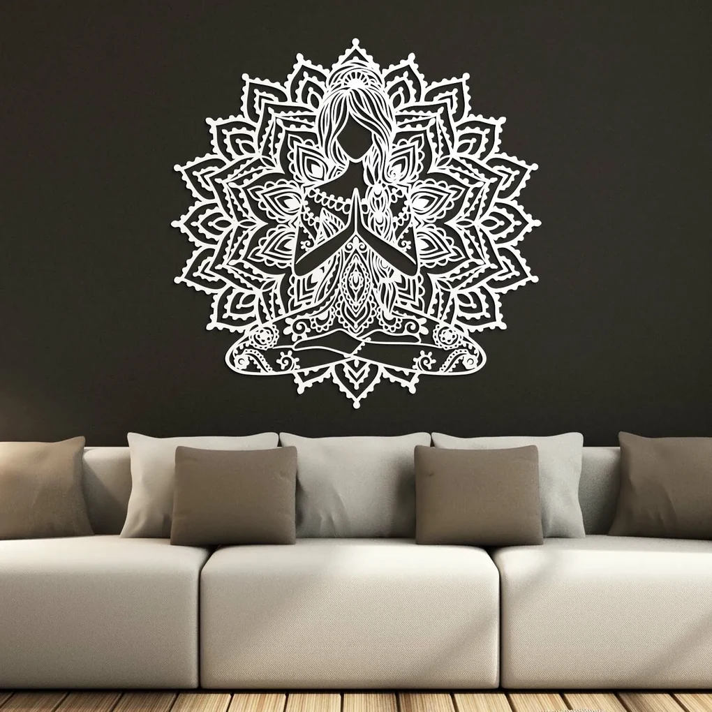 DUBLEZ | Boho mandala na stenu - Jogínka