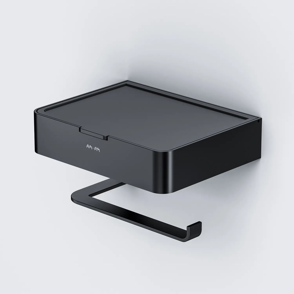 Držiak na toaletný papier AM.PM Inspire 2.0 AIA341522 s boxom, čierny