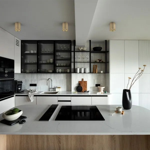 Zuma Line 94354-N - Bodové svietidlo RONDOO 1xGU10/50W/230V zlatá