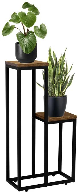 Stojan na kvety HANZEL RUSTIC dub