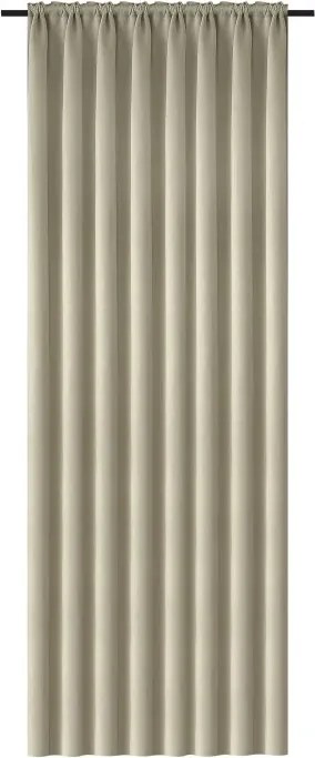 Záves OXFORD 140x270 cm, svetlobéžový Zavesenie: Riasiaca páska
